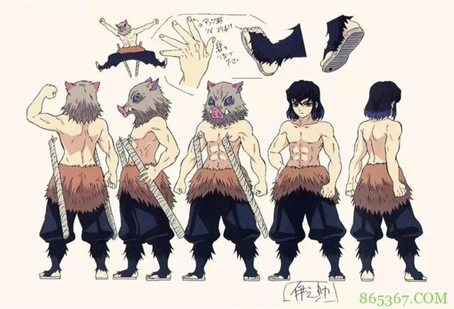 网友分享鬼灭之刃设计稿,换个角度看主角,女装无惨看着有点美