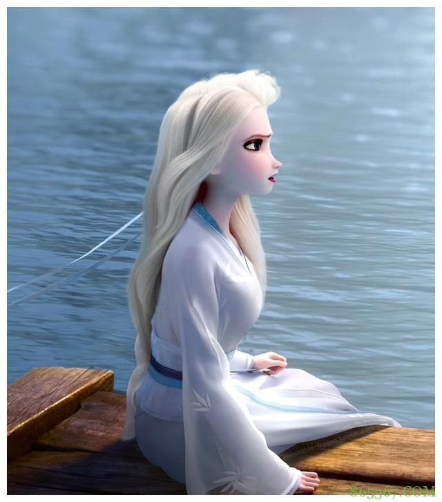 同人大佬帮艾莎女王“买衣服”啦，旗袍JK汉服都给她安排上！