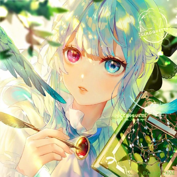 画师笔下的短发双马尾妹子太可爱了，先收藏一波