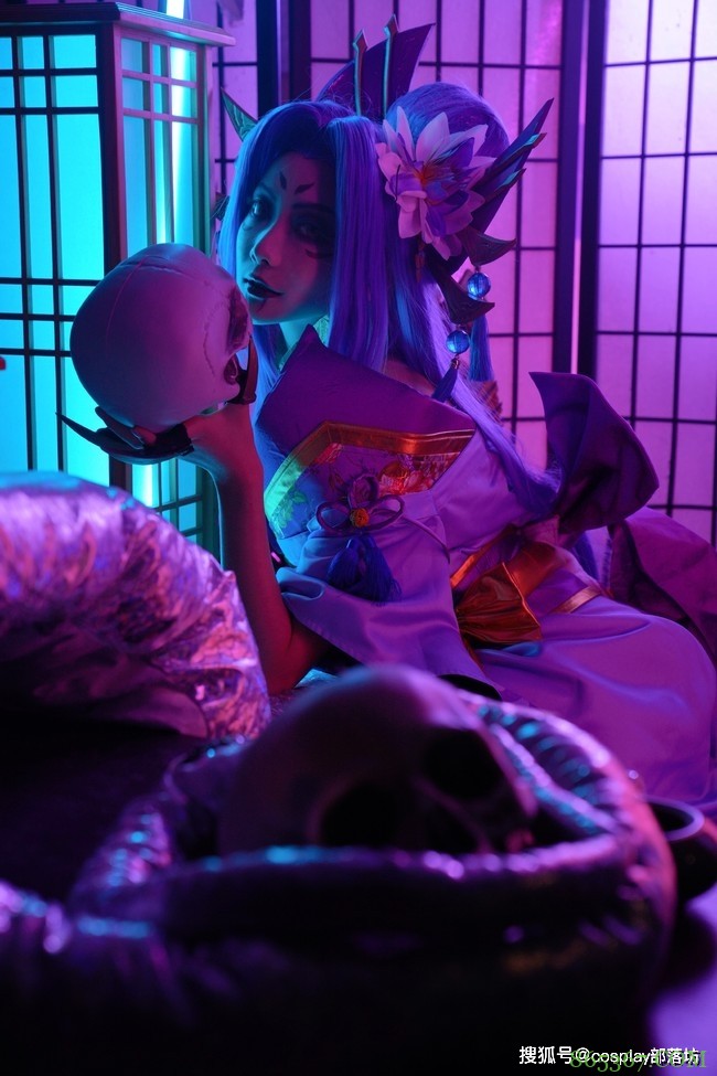 cos：英雄联盟灵魂莲华蛇女cos正片@Mitsuki