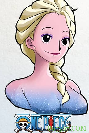 画师尝试用不同画风画艾莎女王，别的都还行，JOJO风不是这样的吧