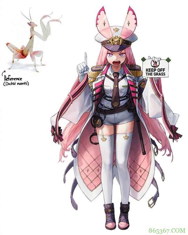 昆虫拟人之后太好看了，螳螂蜜蜂都变成萌妹子了