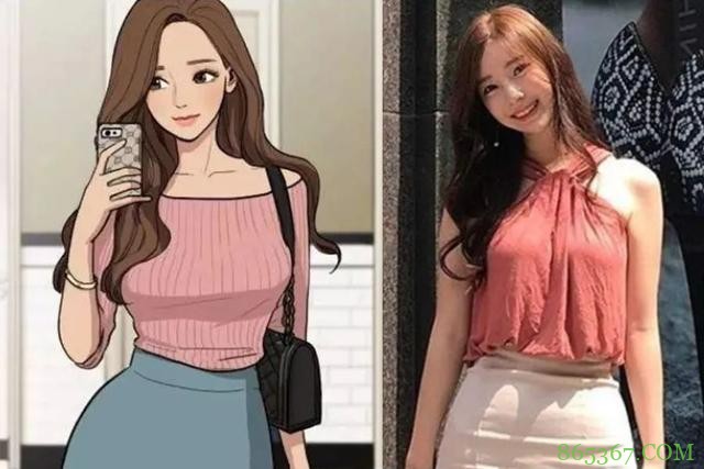 日本画师把自己画进二次元,本以为是画得好,原来是本来就长这样