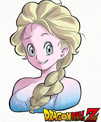 画师尝试用不同画风画艾莎女王，别的都还行，JOJO风不是这样的吧