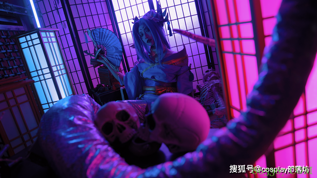 cos：英雄联盟灵魂莲华蛇女cos正片@Mitsuki