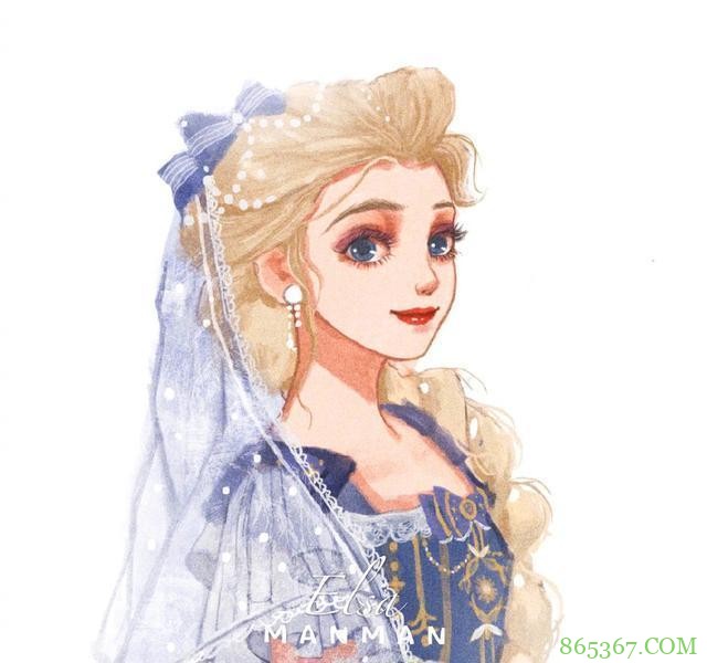 同人大佬帮艾莎女王“买衣服”啦，旗袍JK汉服都给她安排上！