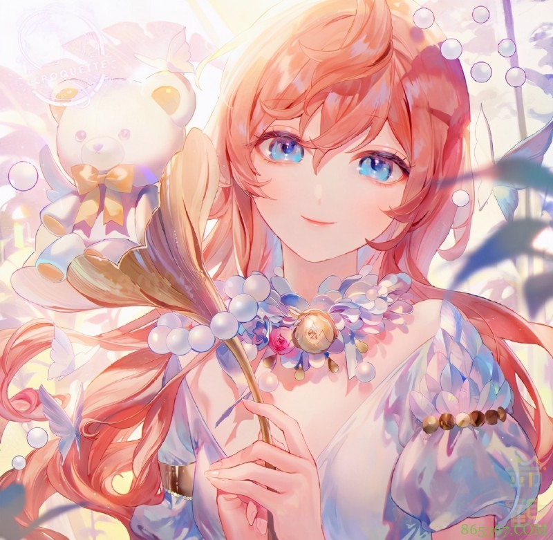 画师笔下的短发双马尾妹子太可爱了，先收藏一波