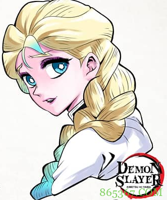 画师尝试用不同画风画艾莎女王，别的都还行，JOJO风不是这样的吧