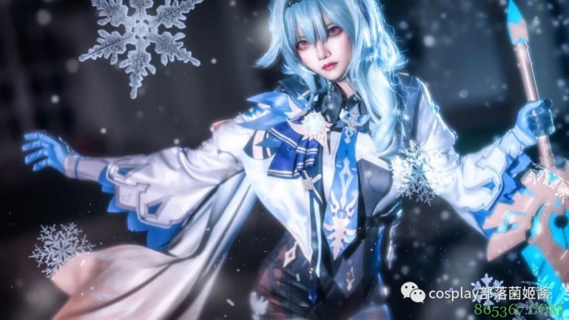cos：原神浪花骑士优菈cos正片@柚柚子