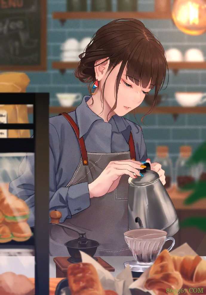 总感觉戴上眼镜有一种独特的气质，画师大佬画了一堆这样的妹子