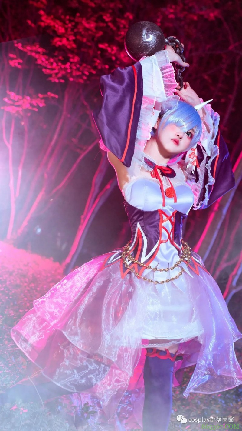 cos：病娇蕾姆cos正片@舟小沙