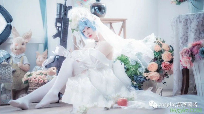 cos：少女前线花之后的情愫cos正片@若若猫大卷