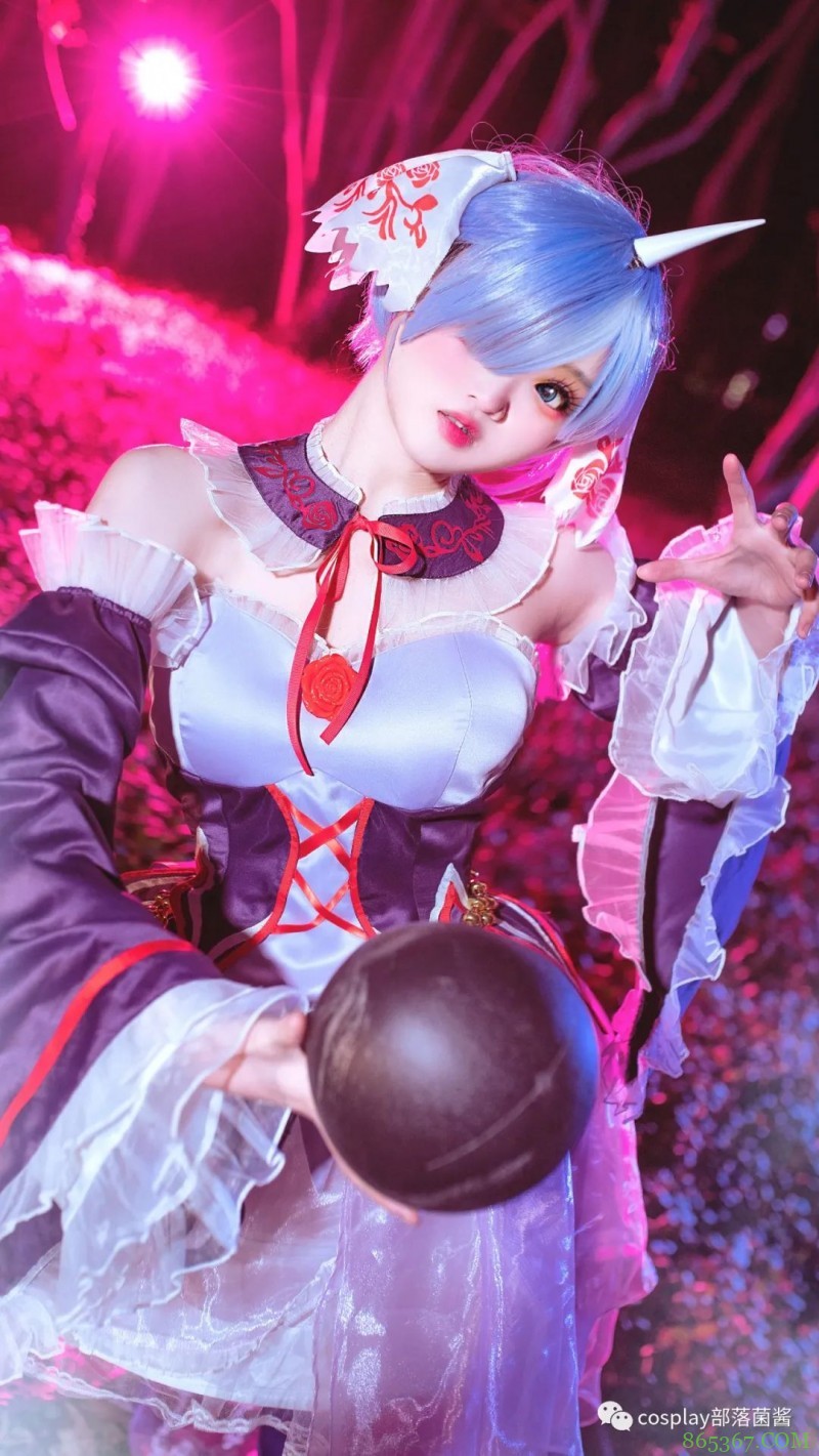 cos：病娇蕾姆cos正片@舟小沙