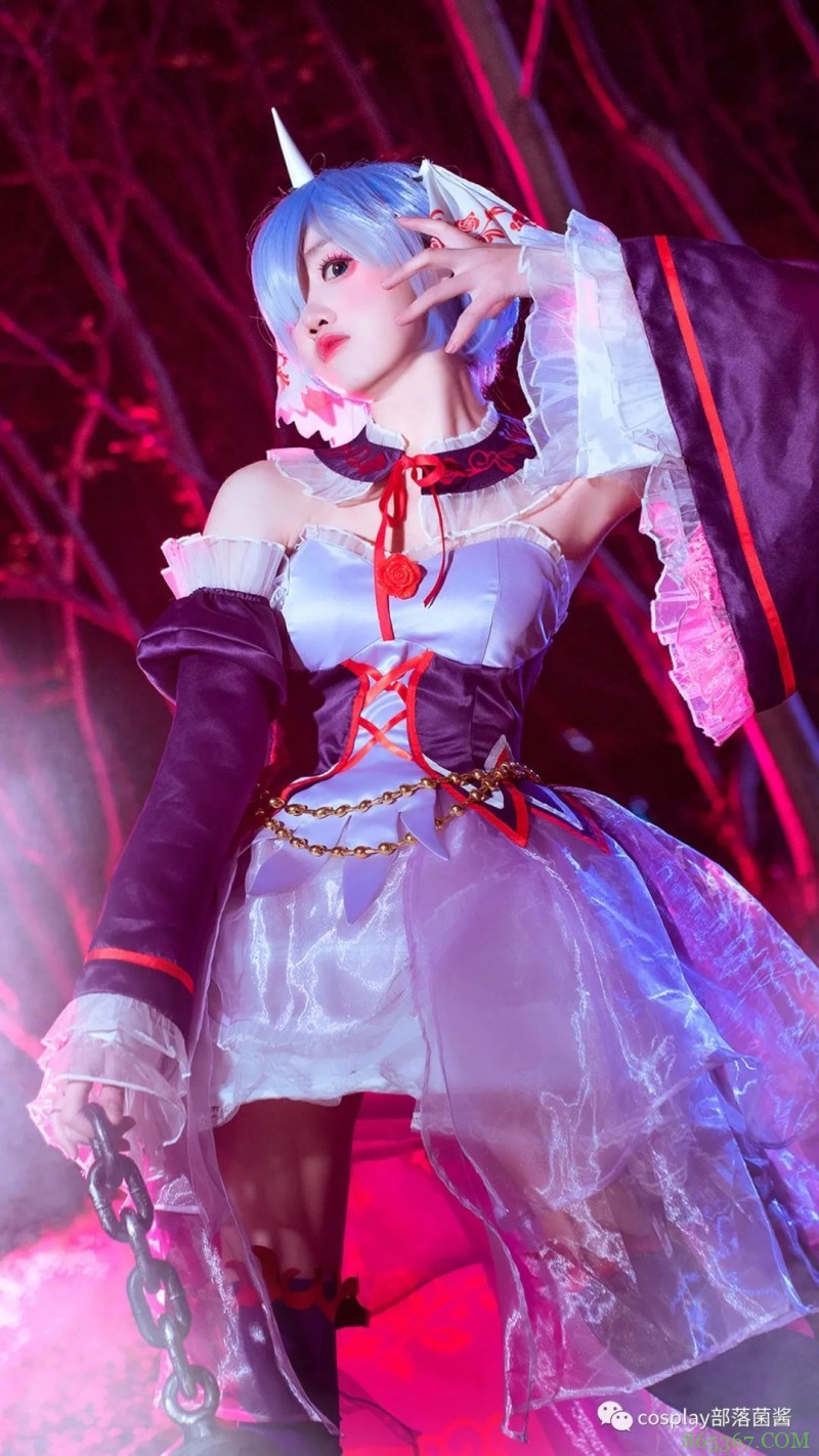 cos：病娇蕾姆cos正片@舟小沙