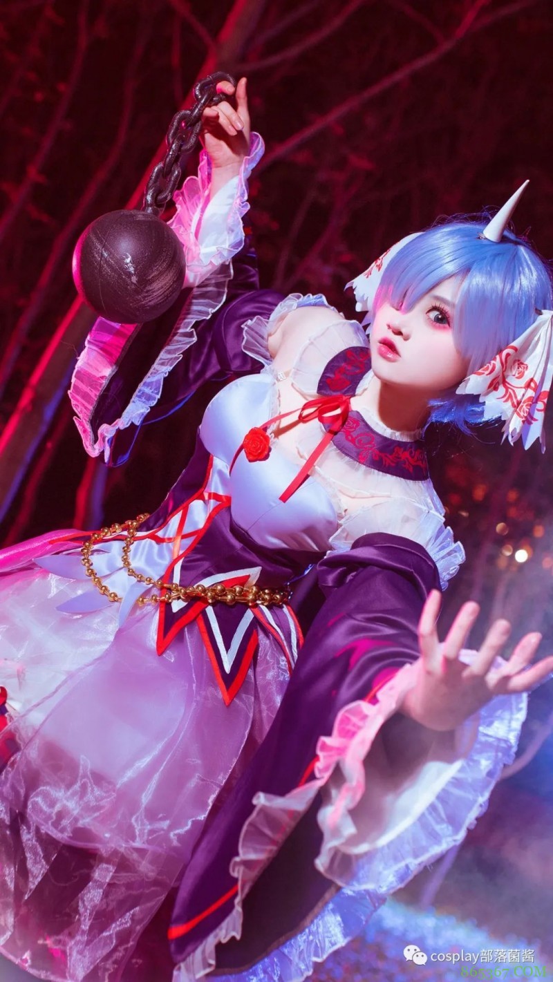 cos：病娇蕾姆cos正片@舟小沙