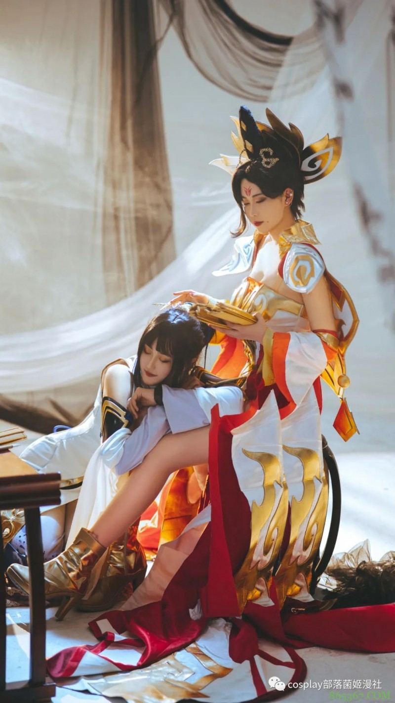 cos：王者荣耀武则天和上官婉儿cos正片