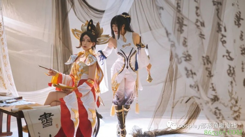 cos：王者荣耀武则天和上官婉儿cos正片