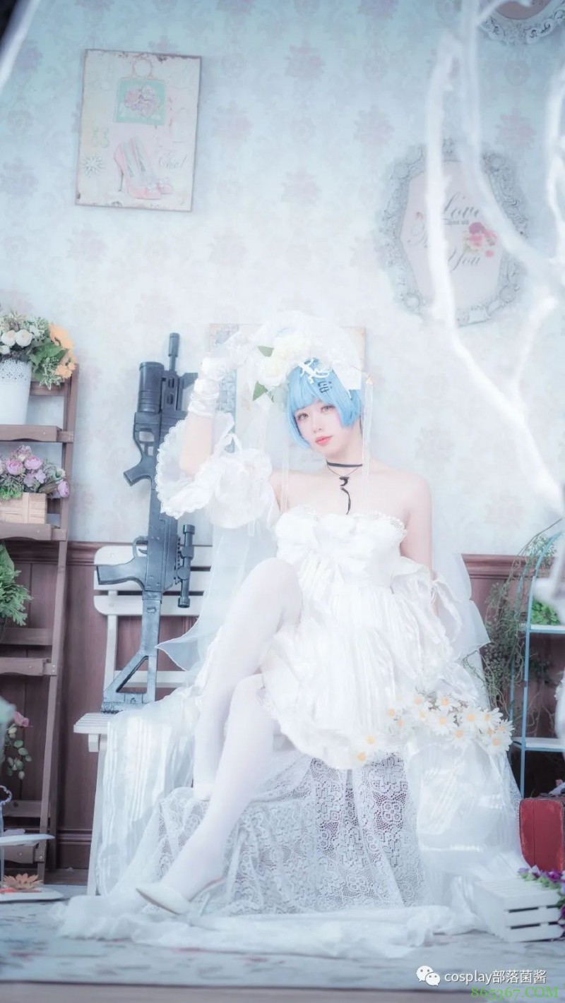 cos：少女前线花之后的情愫cos正片@若若猫大卷