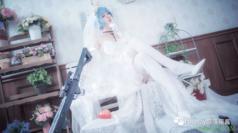 cos：少女前线花之后的情愫cos正片@若若猫大卷