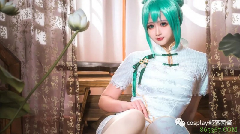 cos：初音未来Miku韶华旗袍cos正片@促织