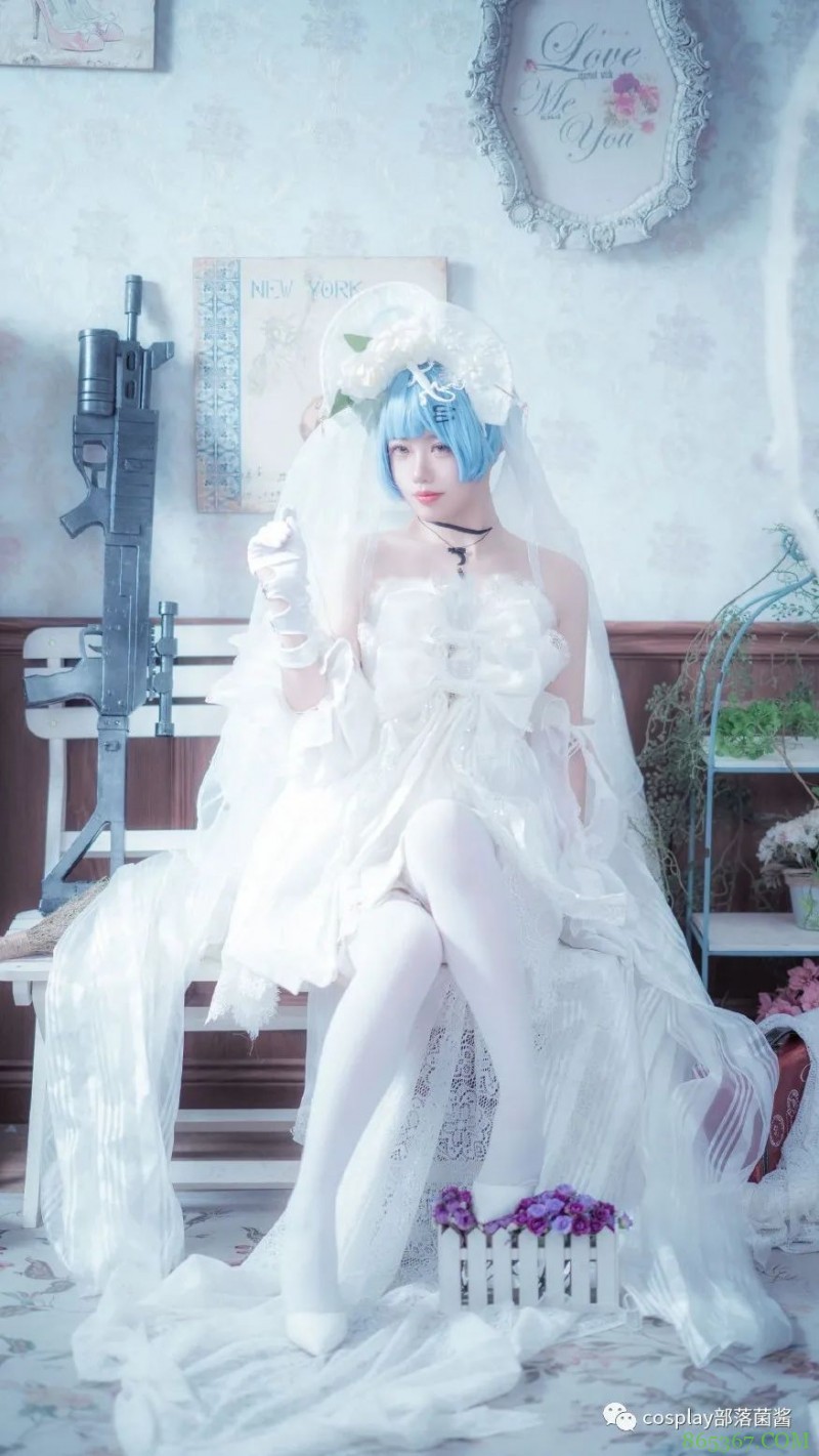 cos：少女前线花之后的情愫cos正片@若若猫大卷