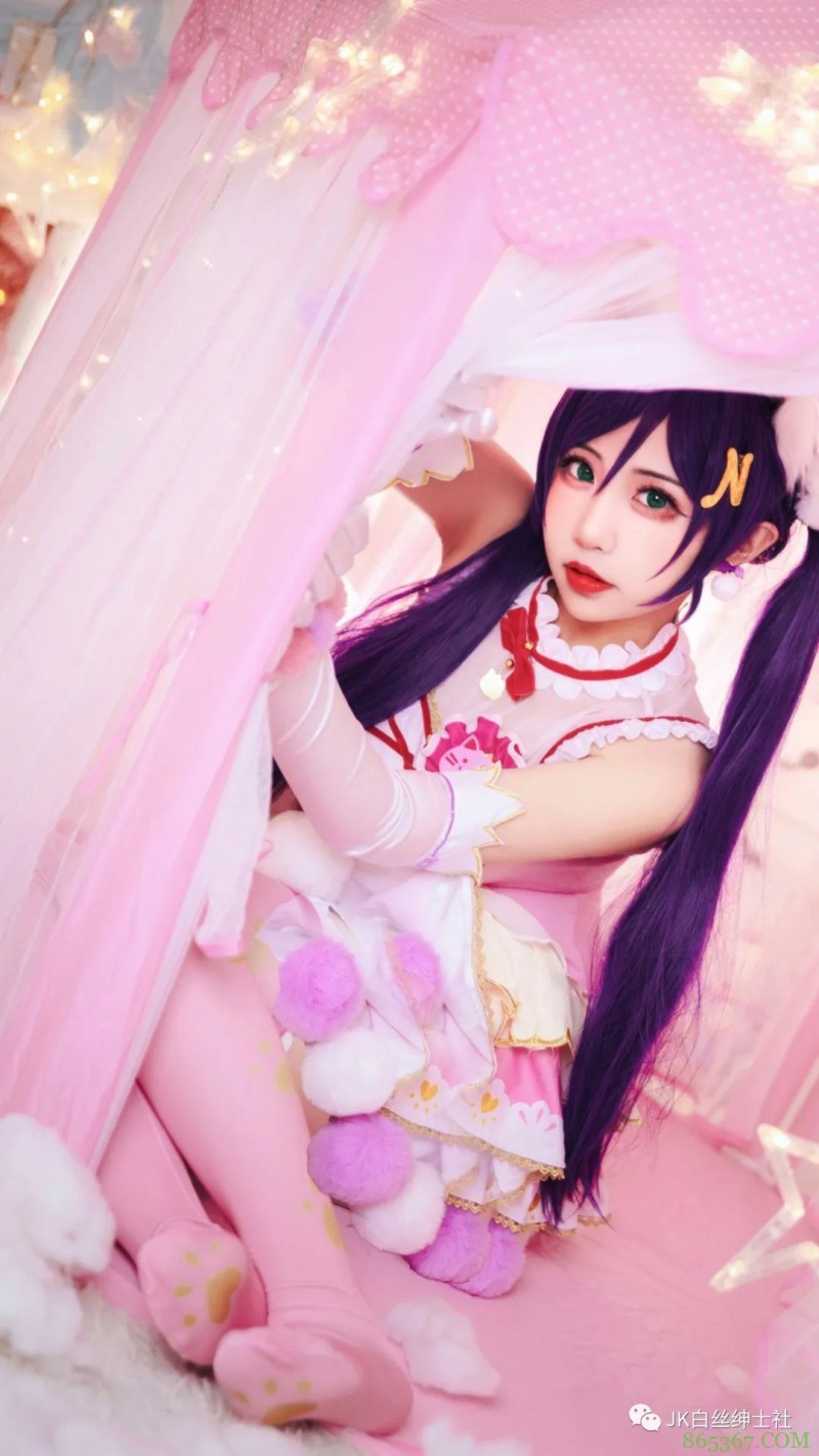 cos:群星闪耀梦想应援东条希cos正片@桃之啾啾