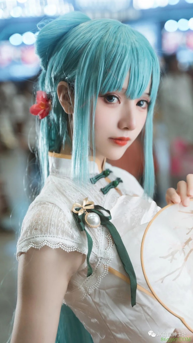 cos：初音韶华旗袍场照@娜娜