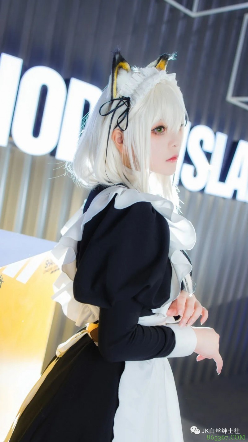 cos:明日方舟cp28凯尔希女仆cos正片@百合欧皇子