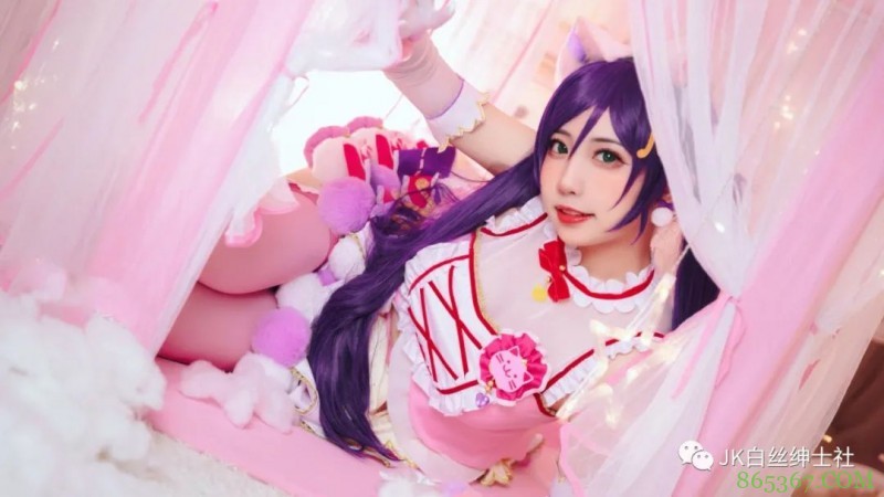 cos:群星闪耀梦想应援东条希cos正片@桃之啾啾