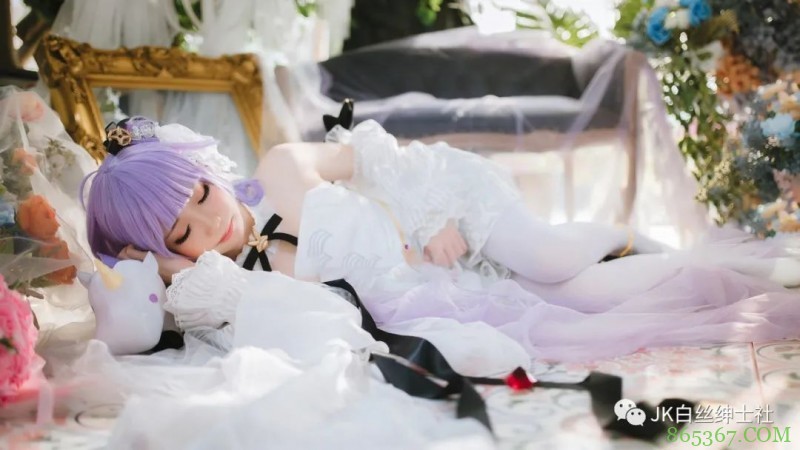 cos：二次元cos大赏独角兽梦想的纯白誓约cos正片@焖焖碳