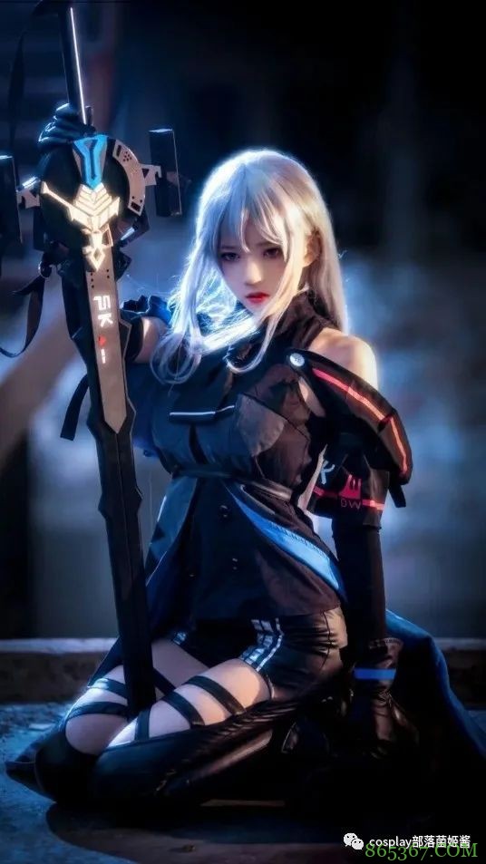 cos:碧蓝航线斯卡蒂cos正片@樱桃喵