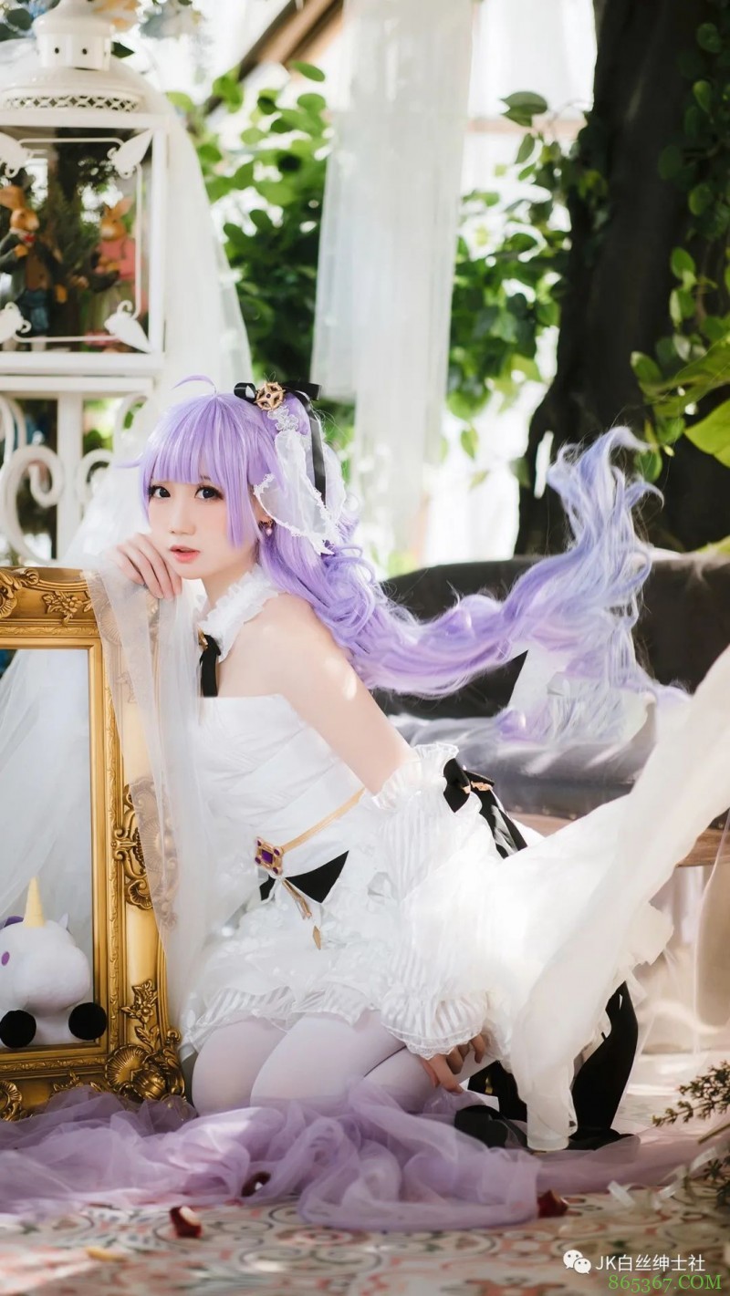 cos：二次元cos大赏独角兽梦想的纯白誓约cos正片@焖焖碳