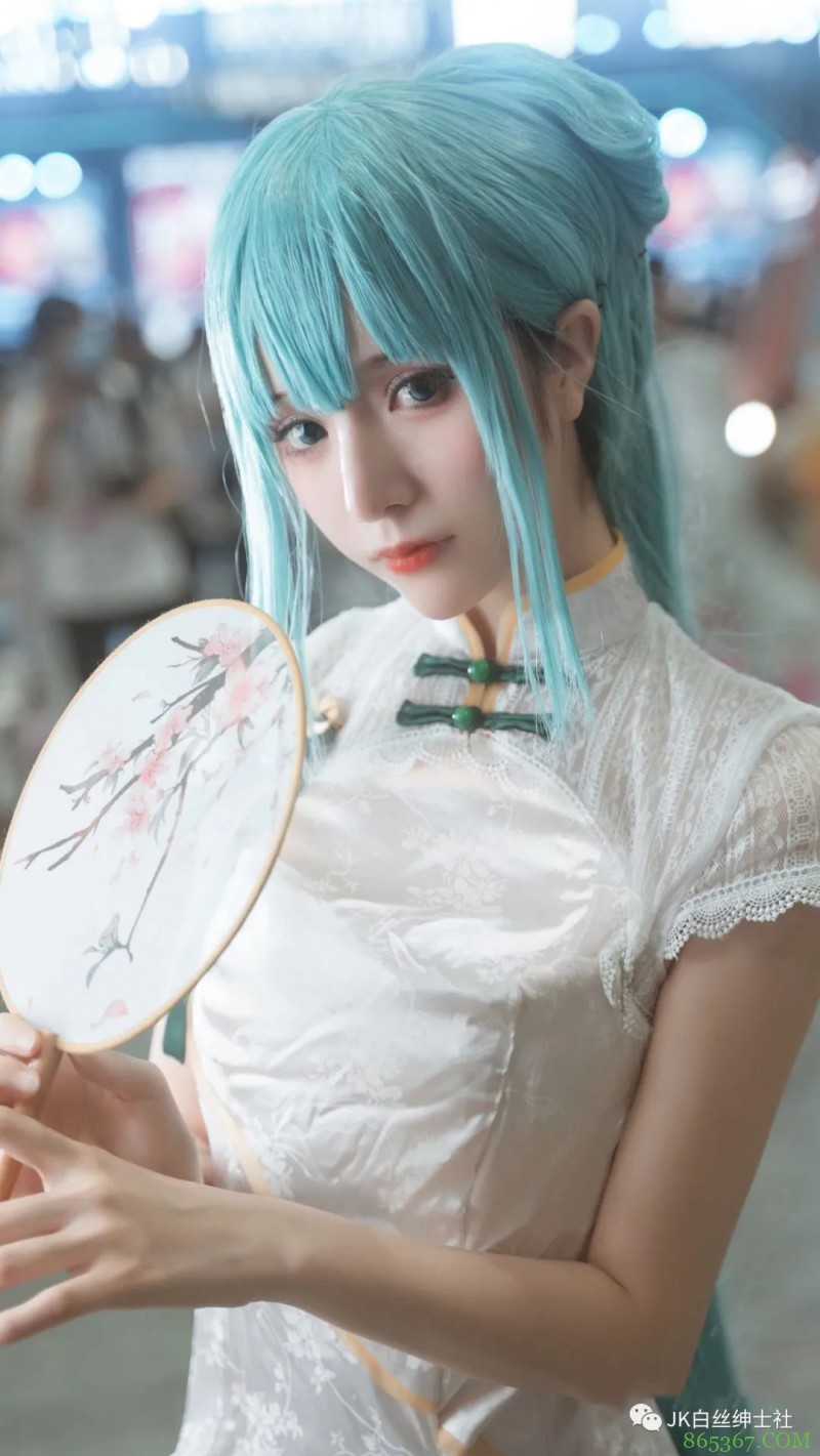 cos：初音韶华旗袍场照@娜娜