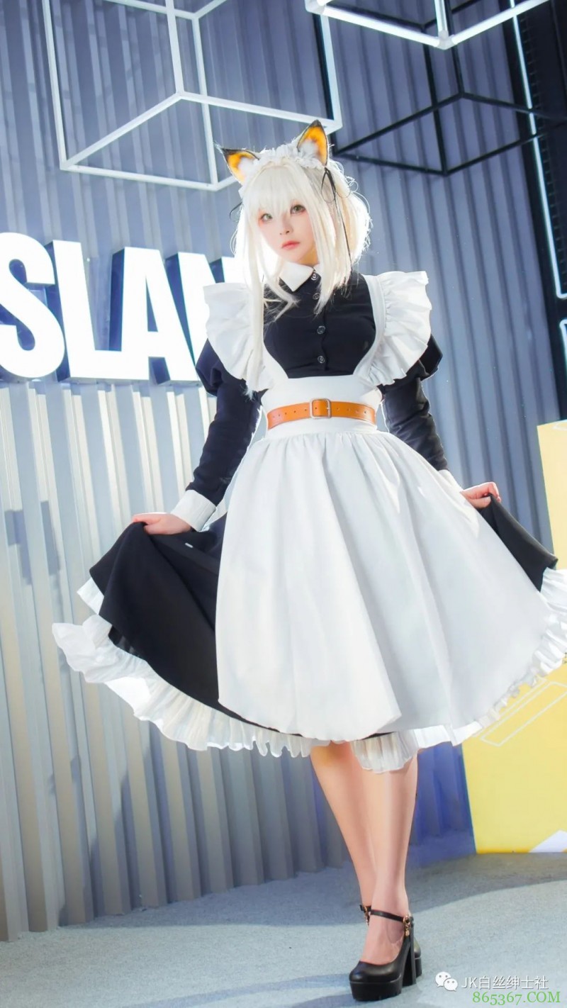 cos:明日方舟cp28凯尔希女仆cos正片@百合欧皇子