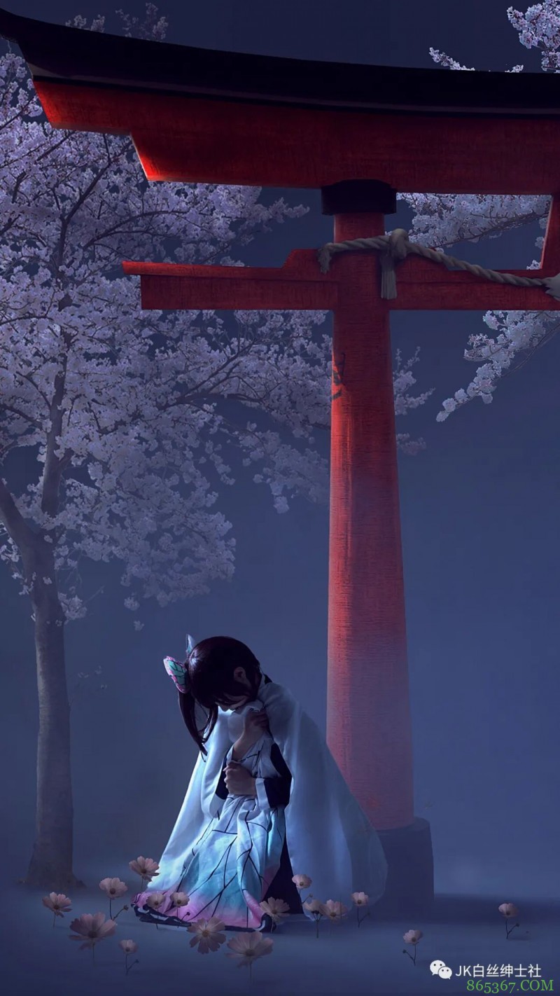 cos：鬼灭之刃栗花落香奈乎cos正片@血诺