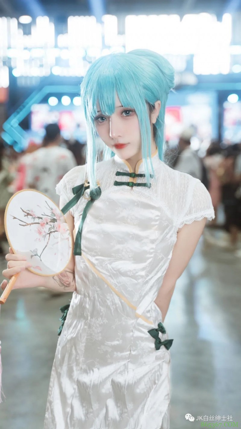 cos：初音韶华旗袍场照@娜娜