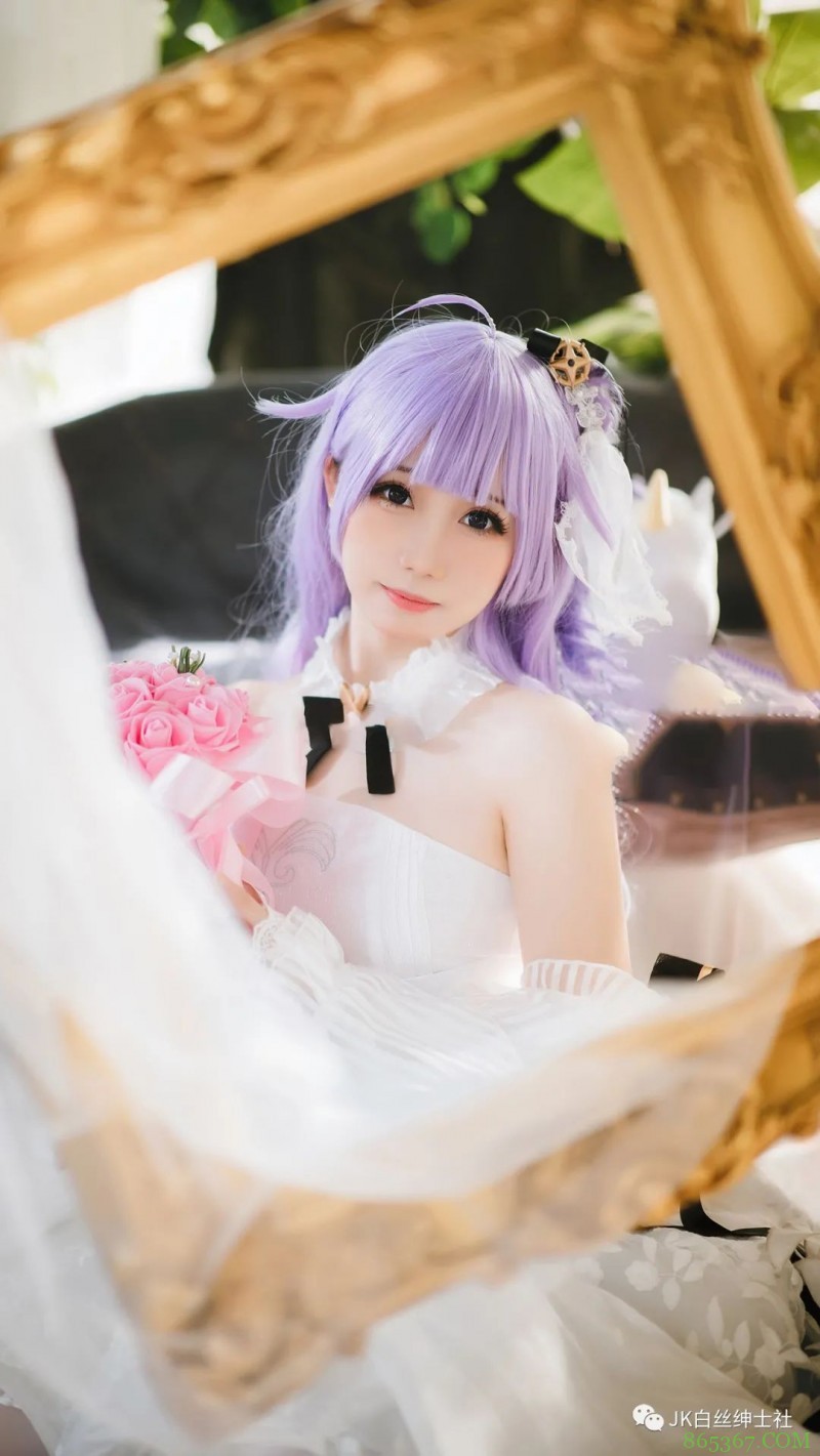 cos：二次元cos大赏独角兽梦想的纯白誓约cos正片@焖焖碳