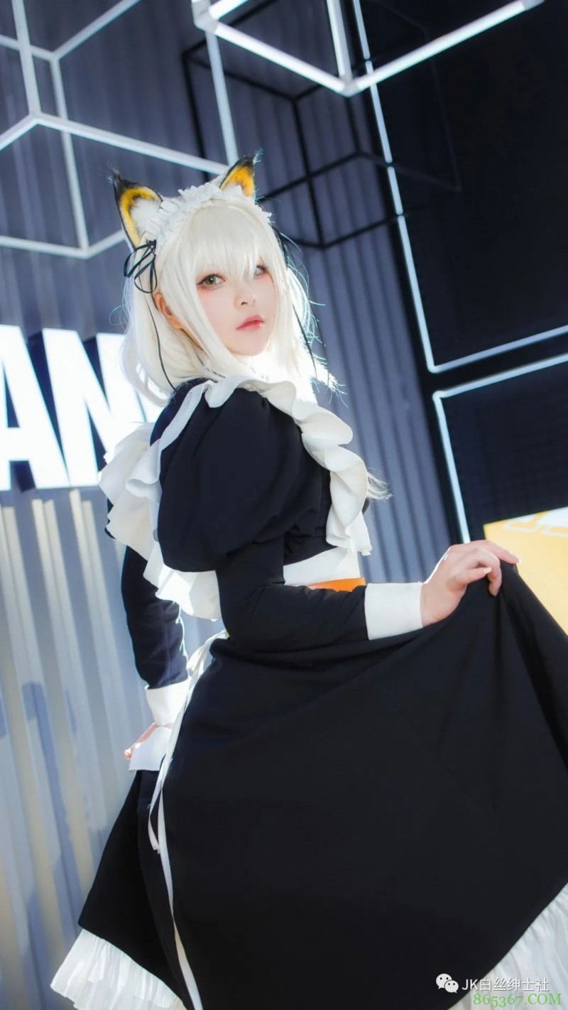 cos:明日方舟cp28凯尔希女仆cos正片@百合欧皇子