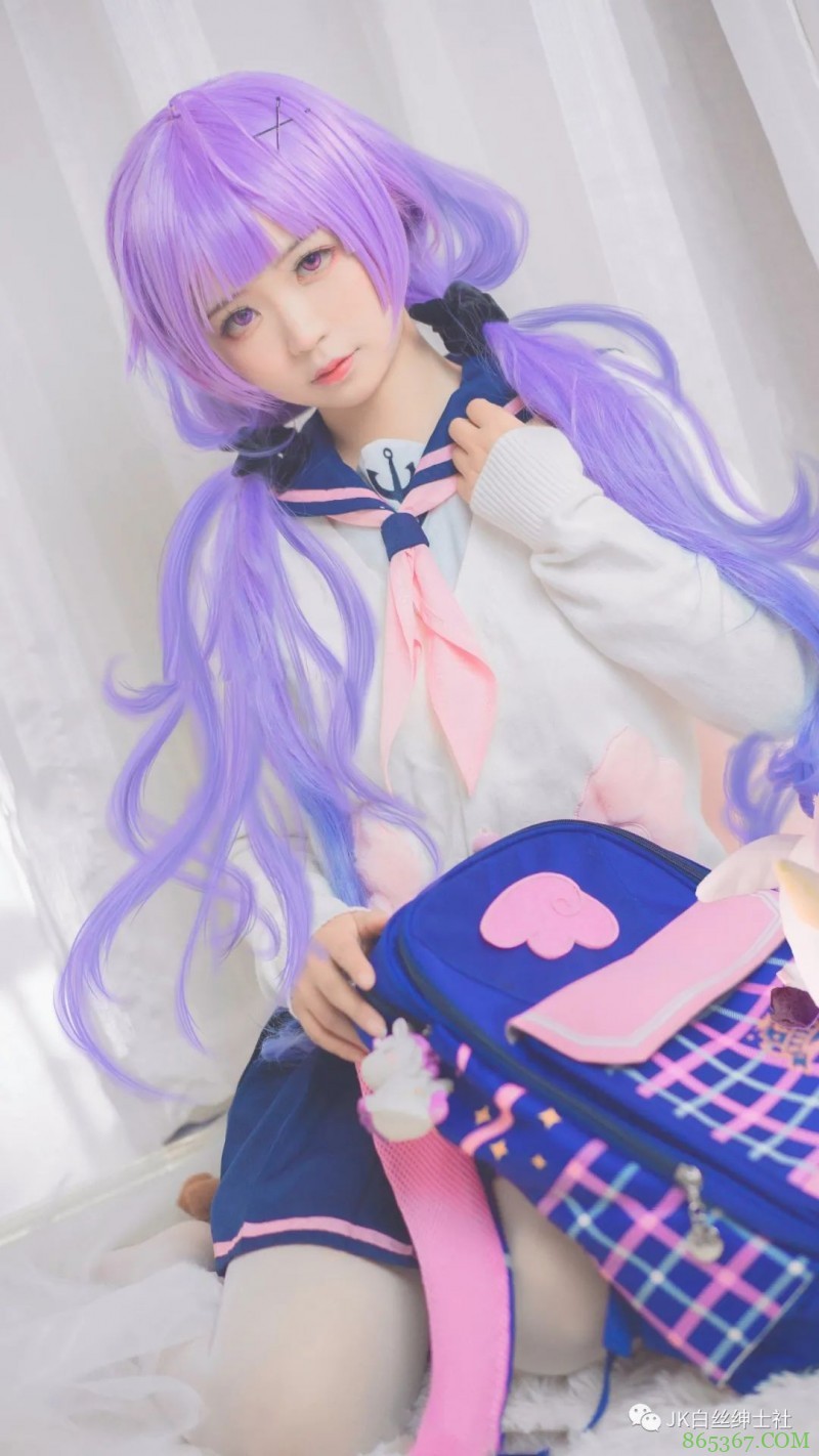 cos：碧蓝航线纯白独角兽cos正片@夏木木