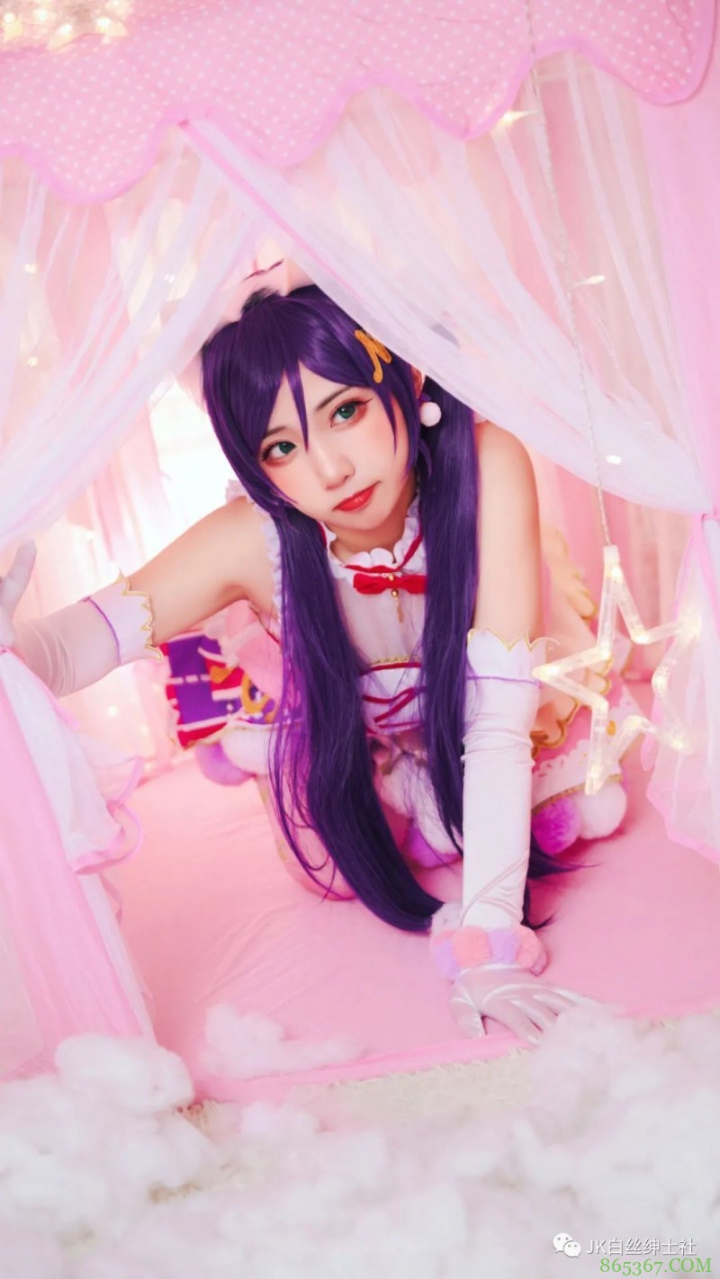 cos:群星闪耀梦想应援东条希cos正片@桃之啾啾