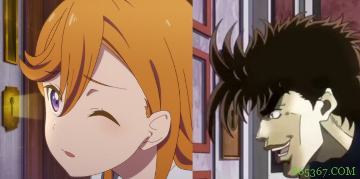 网友吐槽LL新动画撞脸各种动漫名场景，连JOJO的锁孔看妈都有