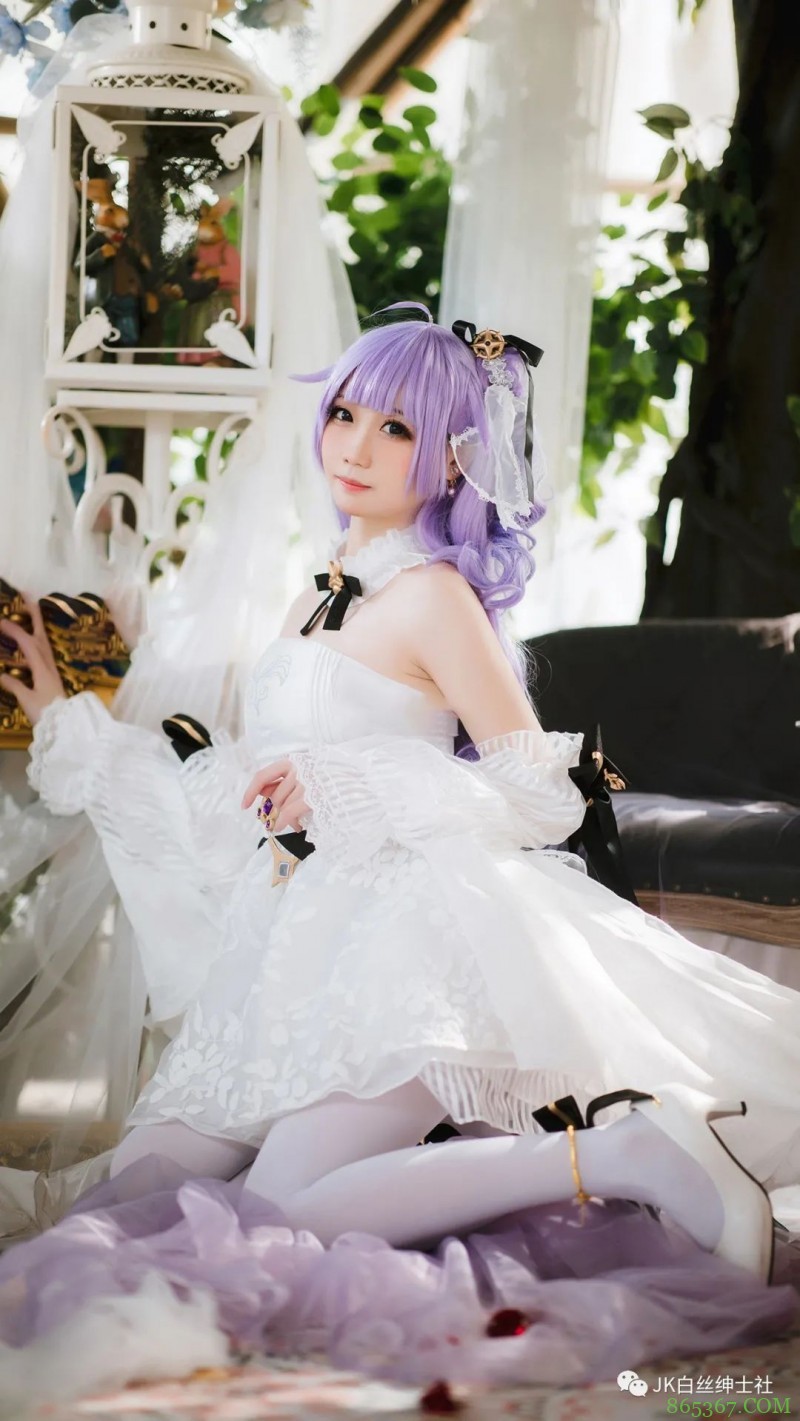 cos：二次元cos大赏独角兽梦想的纯白誓约cos正片@焖焖碳