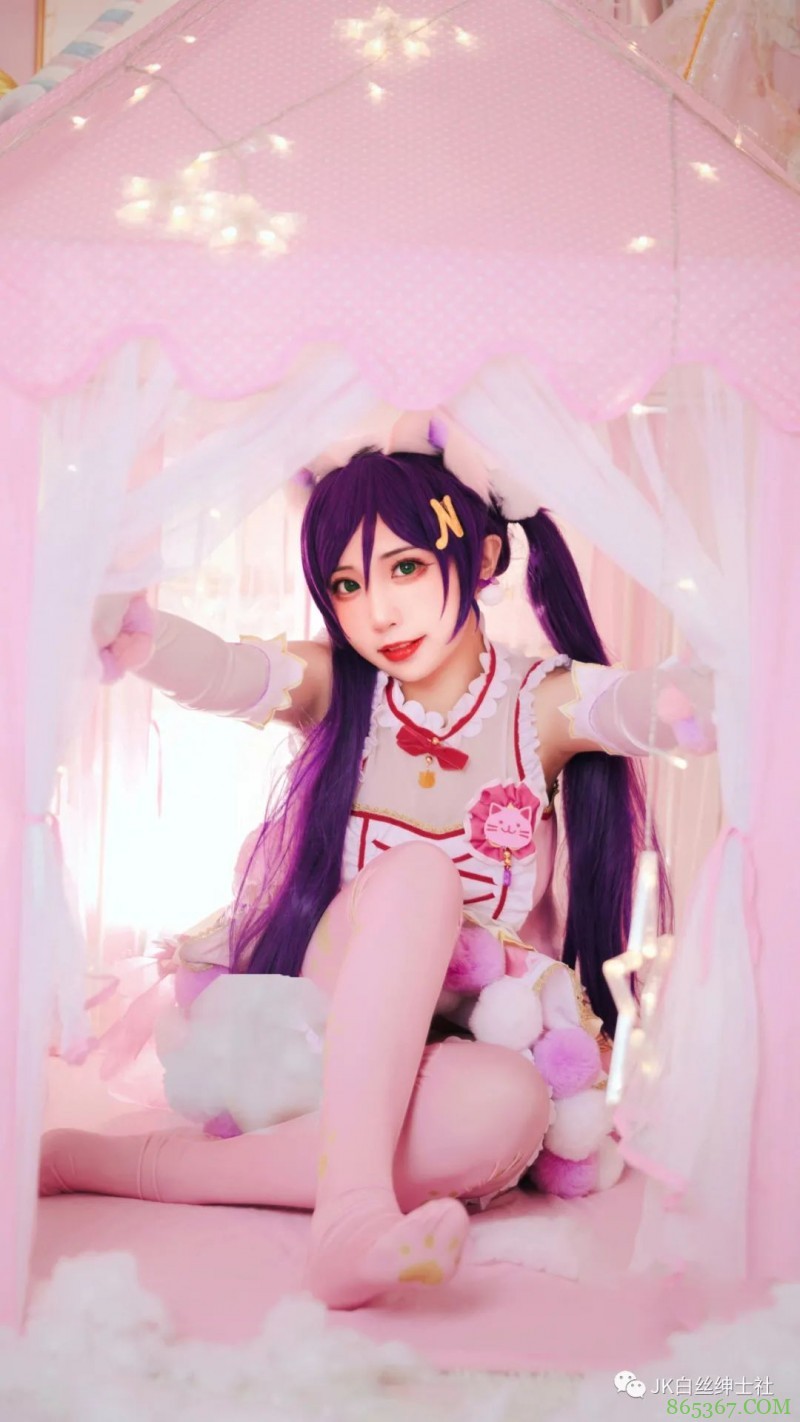 cos:群星闪耀梦想应援东条希cos正片@桃之啾啾