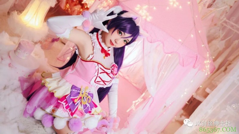 cos:群星闪耀梦想应援东条希cos正片@桃之啾啾