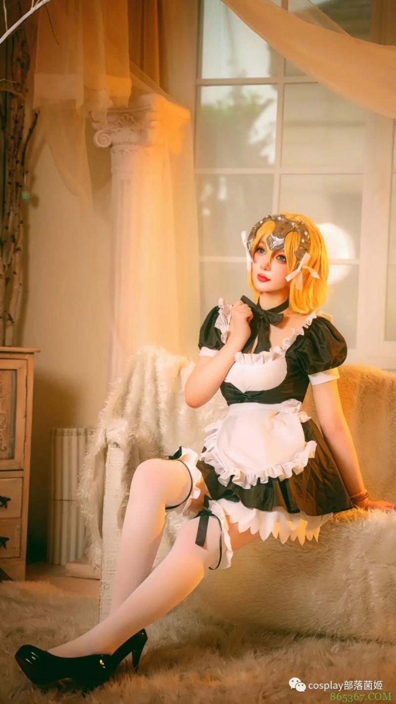 cos:白贞女仆cos正片@阿洛洛,莫名岁月静好