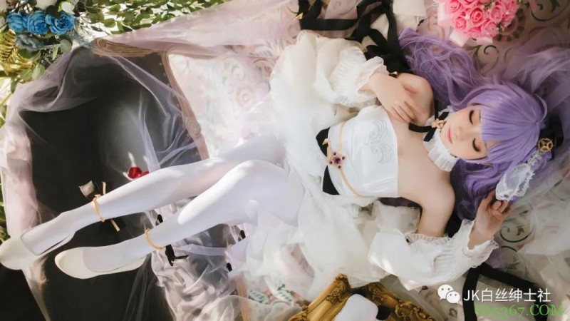 cos：二次元cos大赏独角兽梦想的纯白誓约cos正片@焖焖碳