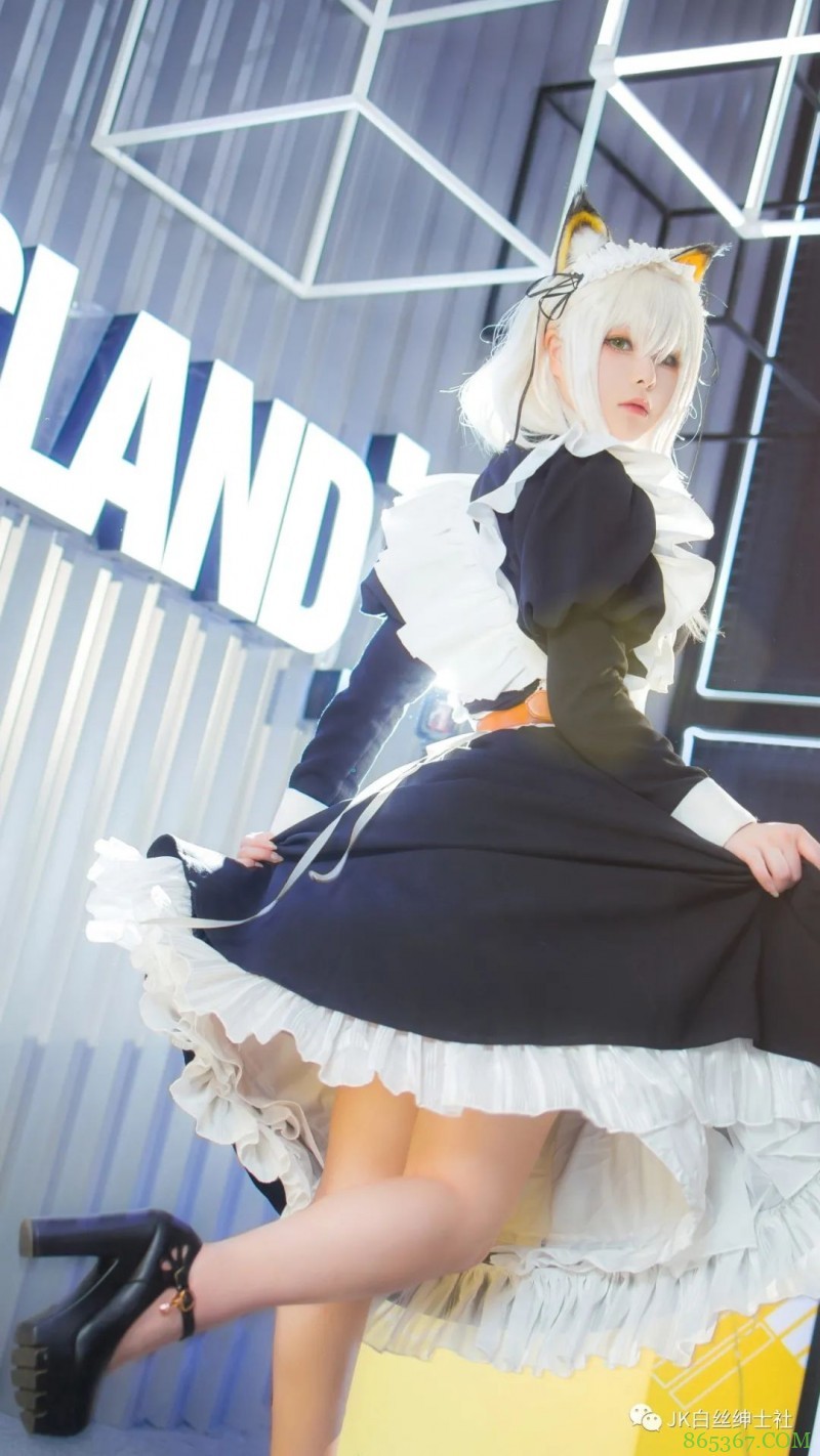 cos:明日方舟cp28凯尔希女仆cos正片@百合欧皇子