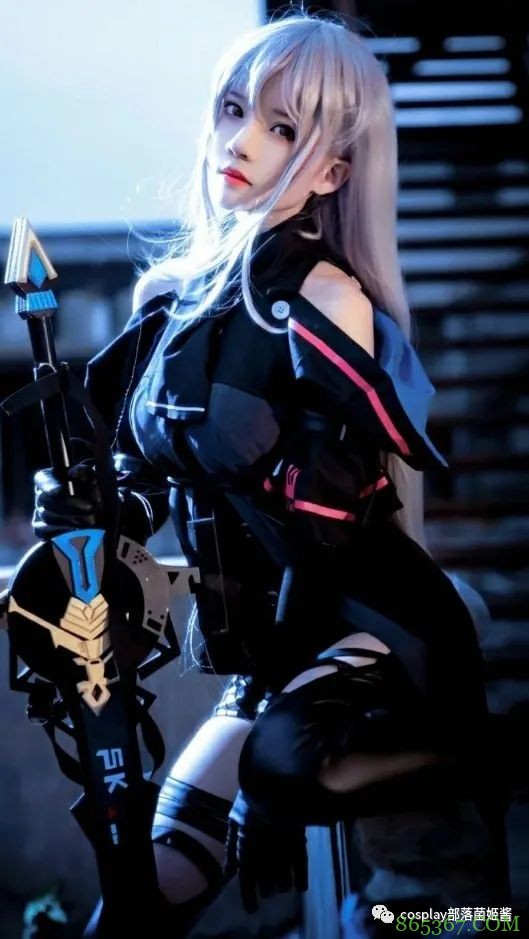 cos:碧蓝航线斯卡蒂cos正片@樱桃喵