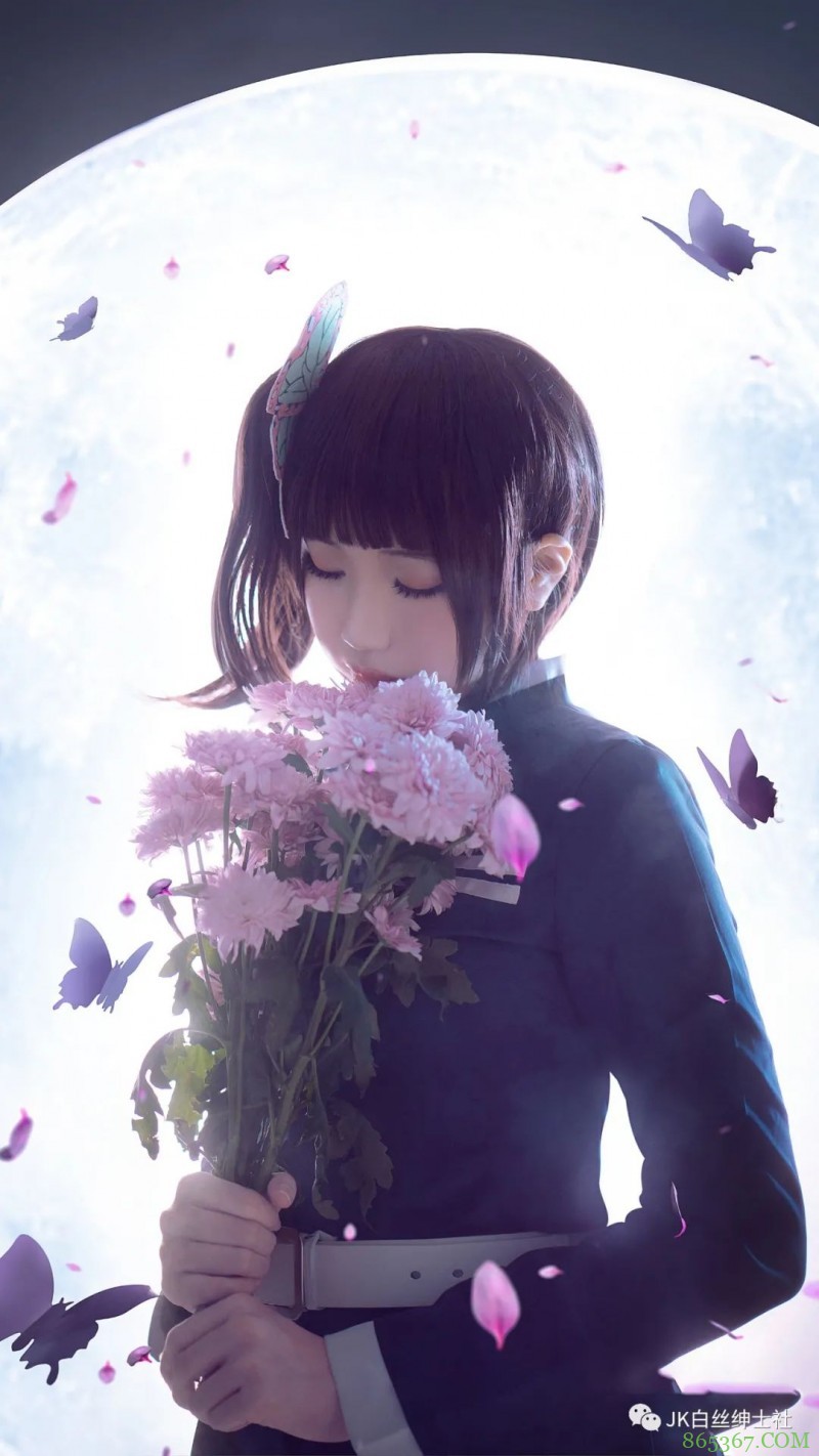 cos：鬼灭之刃栗花落香奈乎cos正片@血诺