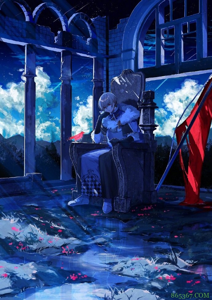 画师大佬喜欢画蓝色系的同人图，看完这些妹子感觉内心都平静了